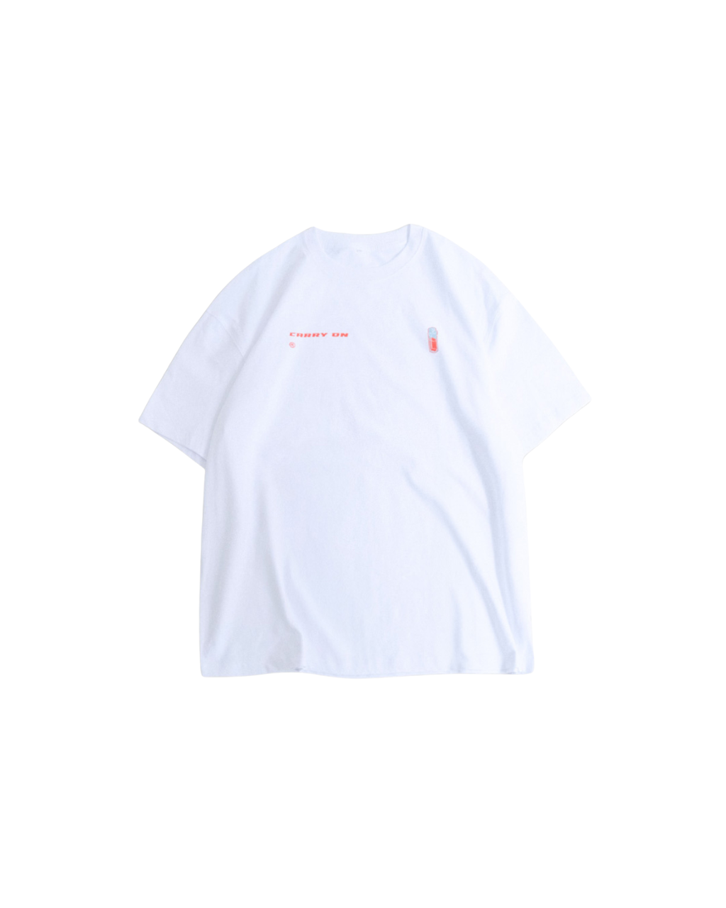 CARRYON 25SS Blazing Flame Tee 打火機 火焰 短T  白色 台灣製