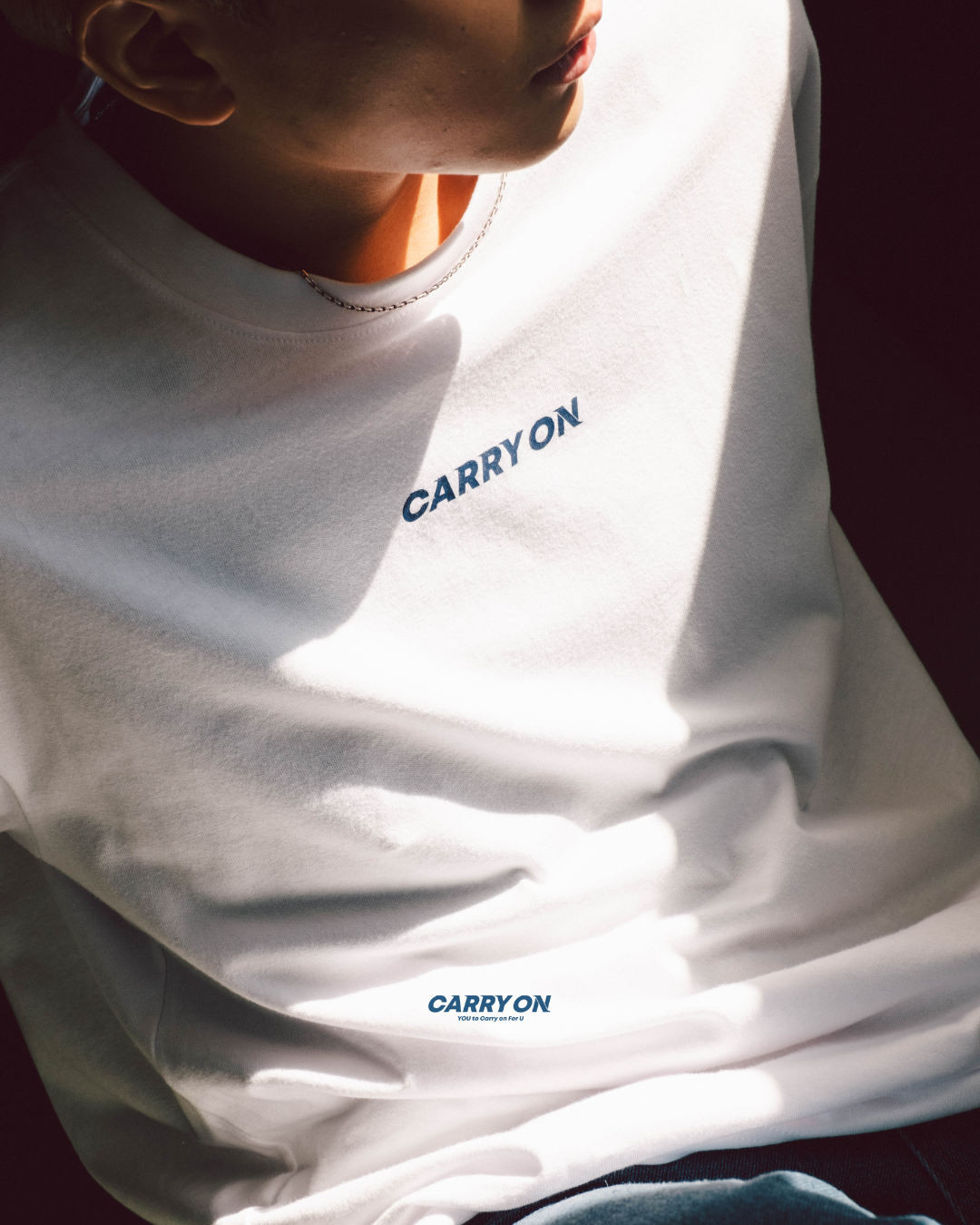 CARRYON 25SS Street Logo Tee 350g 純棉短T 台灣製 白色