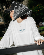 CARRYON 24FW Sound Waves L/S T 聲波 薄長袖 設計版 白色