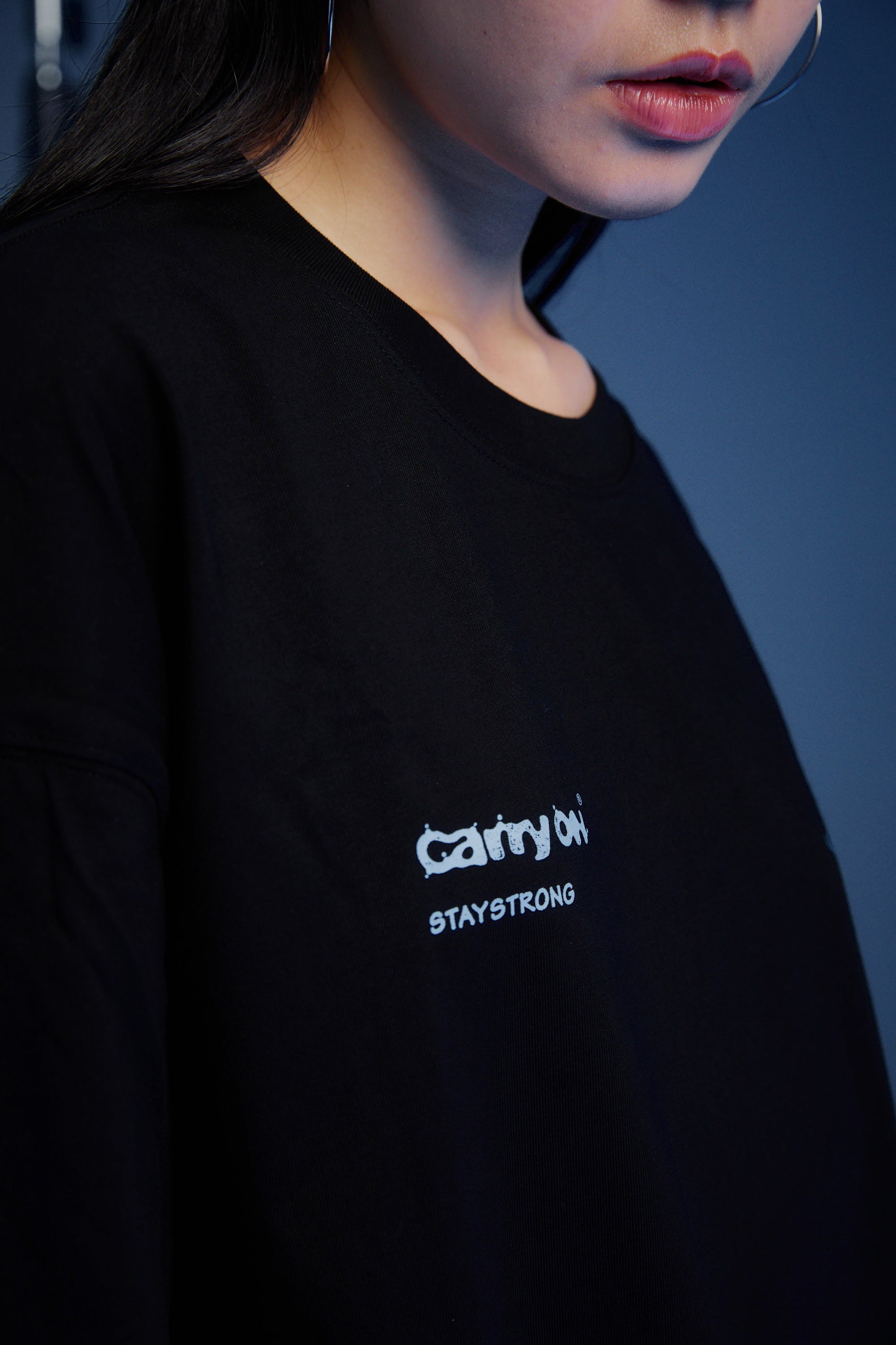 CARRYON 25SS Stone by Water Tee 水滴 短T  黑色 台灣製