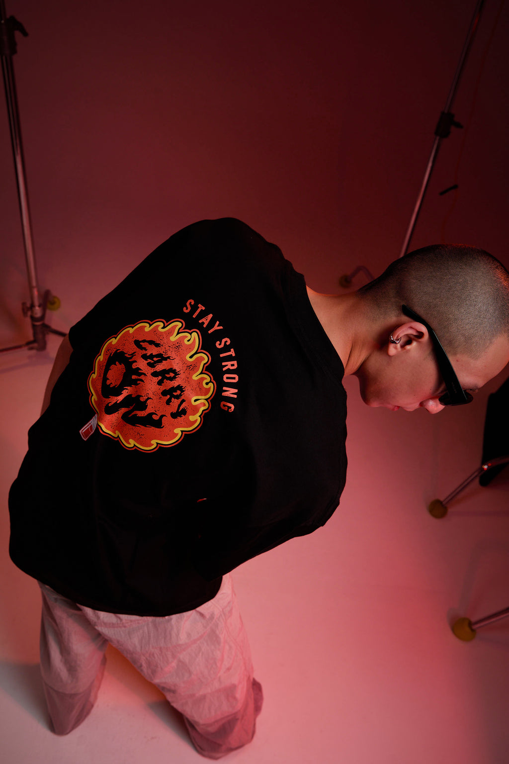 CARRYON 25SS Blazing Flame Tee 打火機 火焰 短T  白色 台灣製