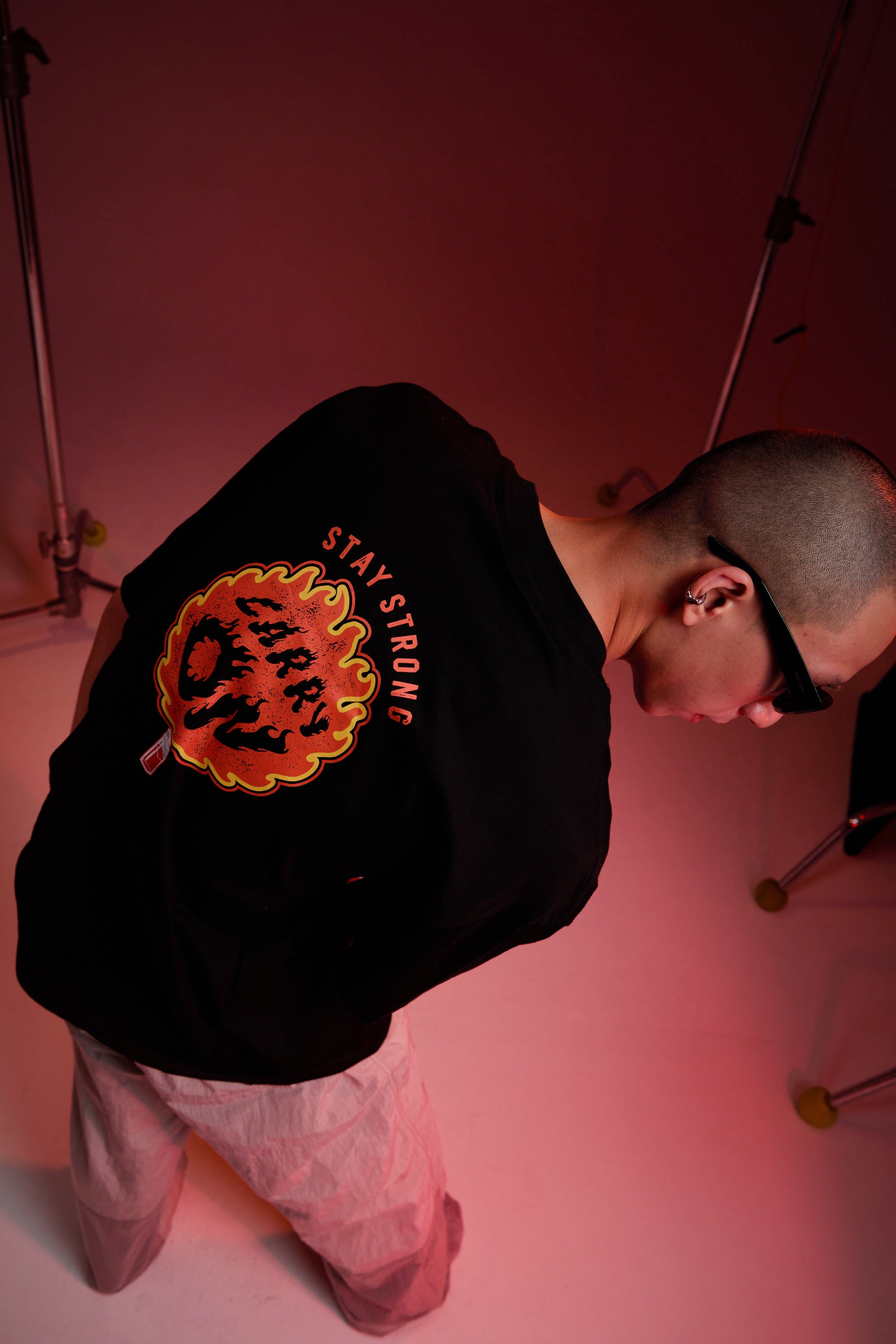 CARRYON 25SS Blazing Flame Tee 打火機 火焰 短T  白色 台灣製