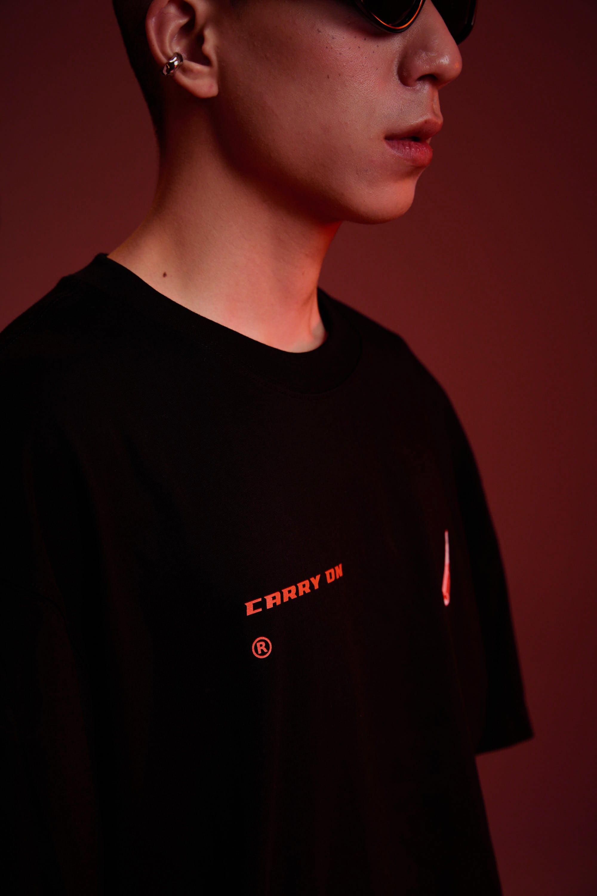 CARRYON 25SS Blazing Flame Tee 打火機 火焰 短T  白色 台灣製