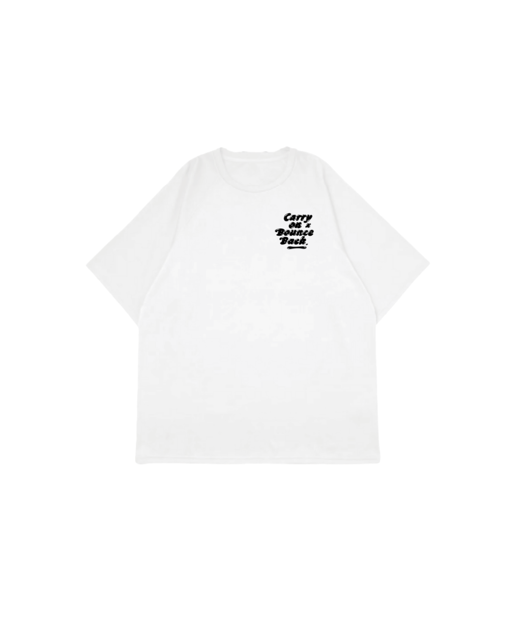 CARRYON X Bounce Back 25SS We Always Get It Done Tee 聯名短T 白色 台灣製