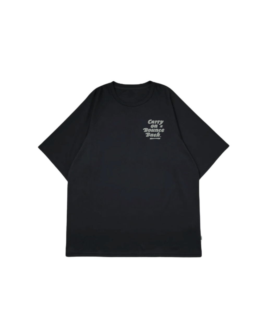 CARRYON X Bounce Back 25SS We Always Get It Done Tee 聯名短T 黑色 台灣製