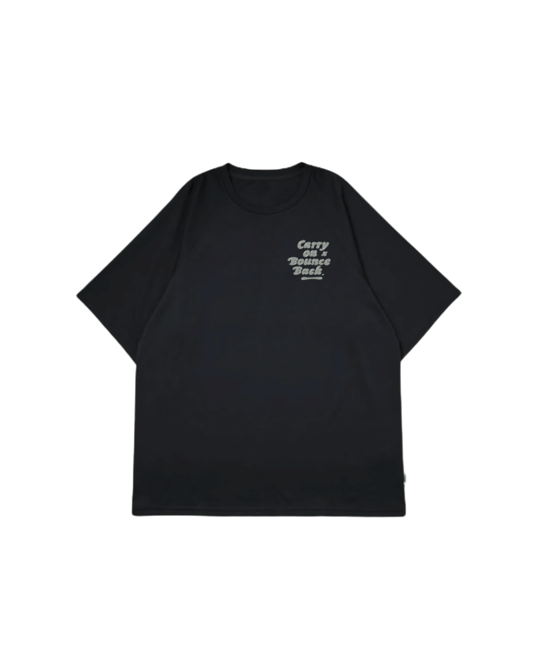CARRYON X Bounce Back 25SS We Always Get It Done Tee 聯名短T 黑色 台灣製