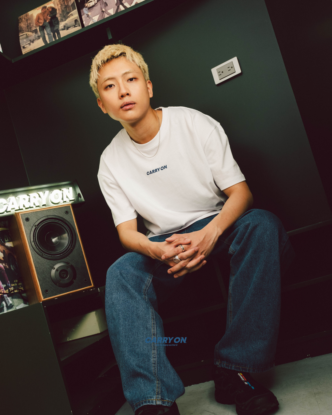 CARRYON 25SS Street Logo Tee 350g 純棉短T 台灣製 白色