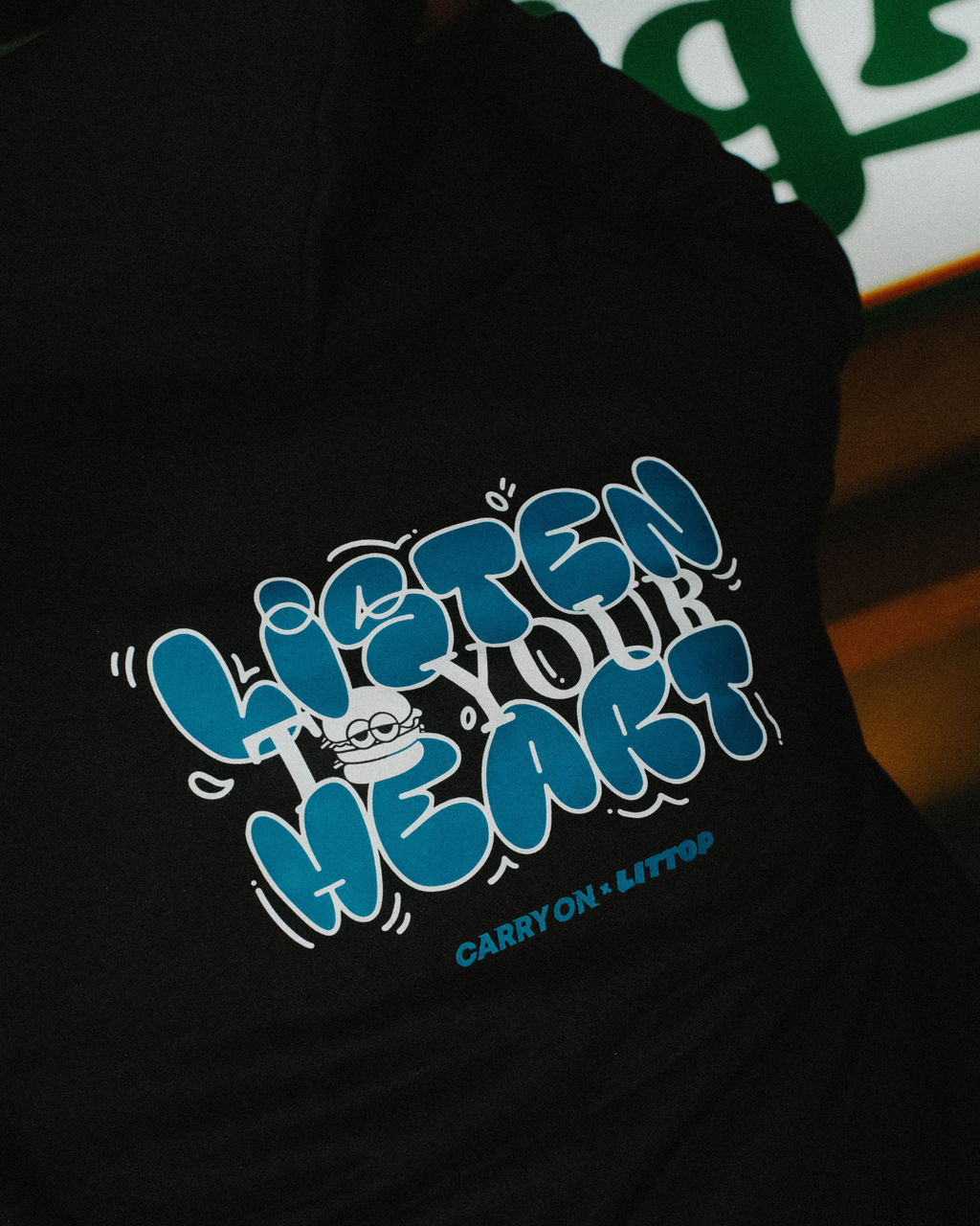 CARRYON x Littop 聯名 24FW Hoodie Jacket 連帽外套 黑色