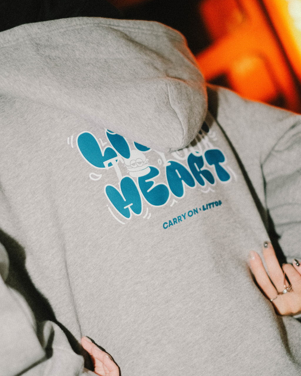 CARRYON x Littop 聯名 24FW Hoodie Jacket 連帽外套 灰色