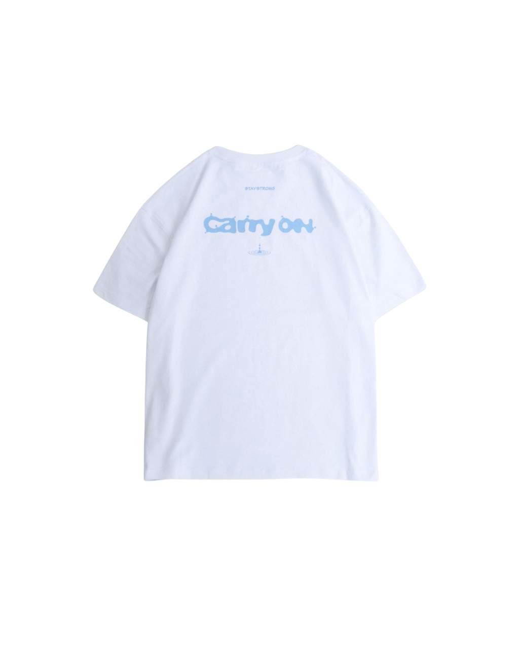 CARRYON 25SS Stone by Water Tee 水滴 短T  白色 台灣製