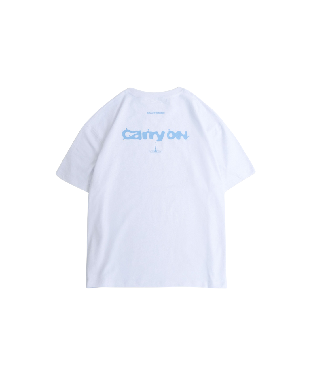 CARRYON 25SS Stone by Water Tee 水滴 短T  白色 台灣製