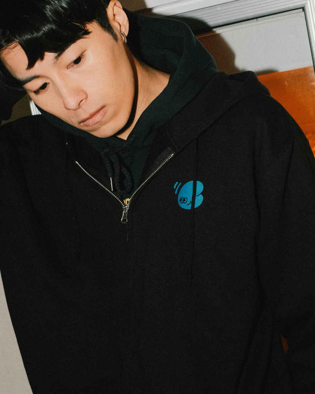 CARRYON x Littop 聯名 24FW Hoodie Jacket 連帽外套 黑色
