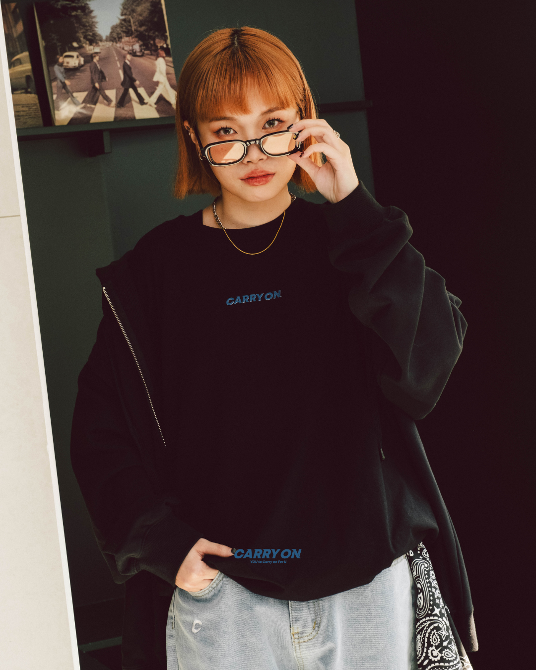 CARRYON 25SS Street Logo Tee 350g 純棉短T 台灣製 黑色