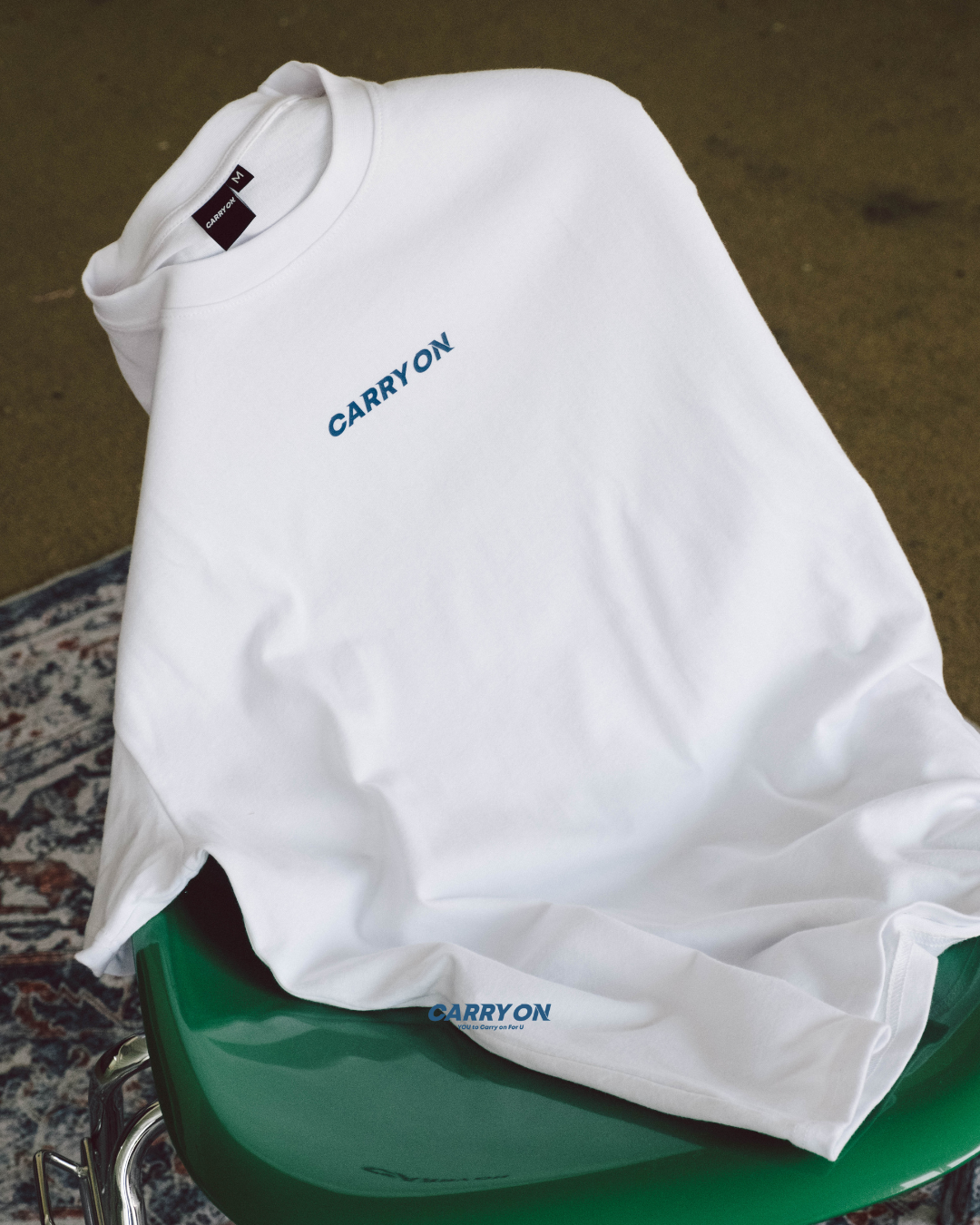 CARRYON 25SS Street Logo Tee 350g 純棉短T 台灣製 白色