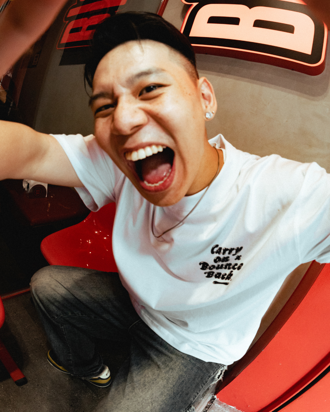 CARRYON X Bounce Back 25SS We Always Get It Done Tee 聯名短T 白色 台灣製