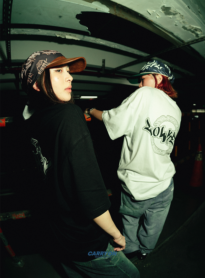 CARRYON X Lowkey 25SS Double Name Logo Tee 鑰匙 聯名短T 白色 台灣製