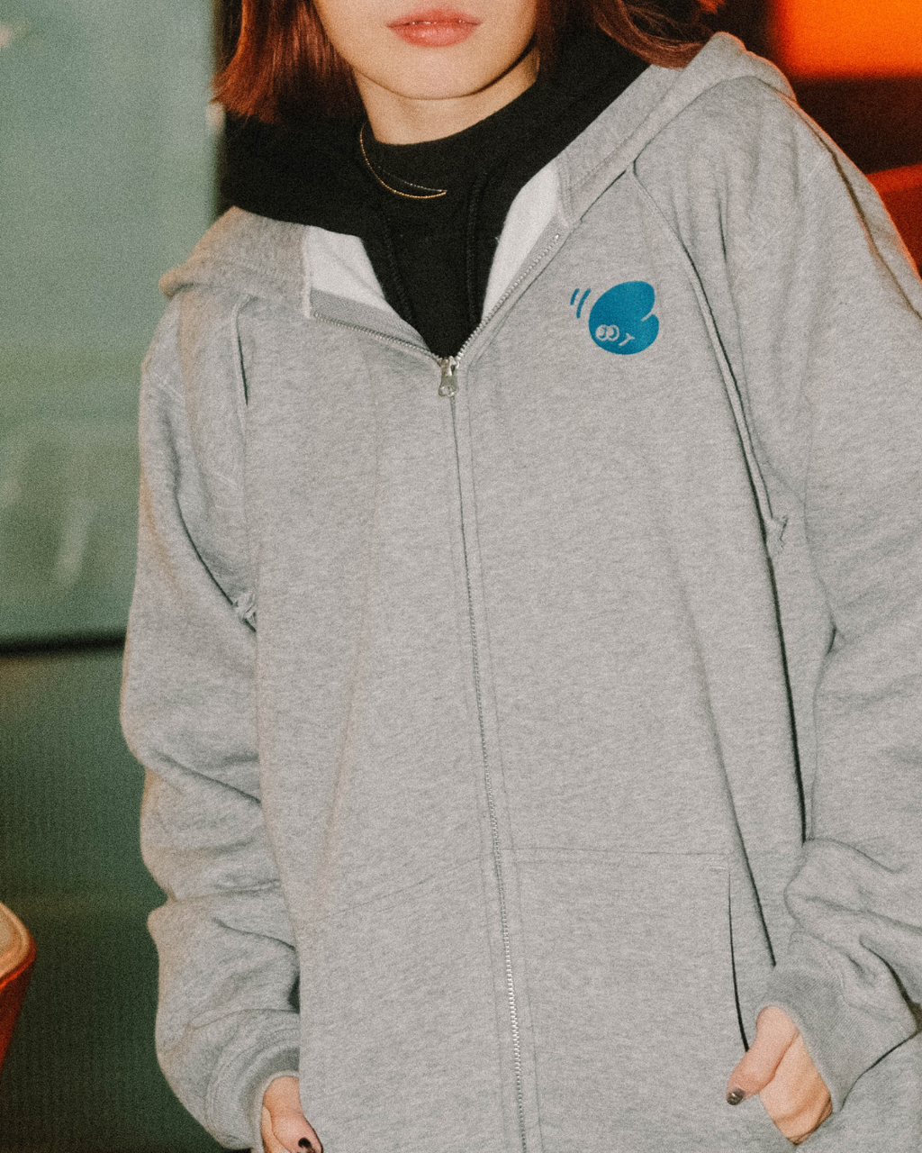 CARRYON x Littop 聯名 24FW Hoodie Jacket 連帽外套 灰色