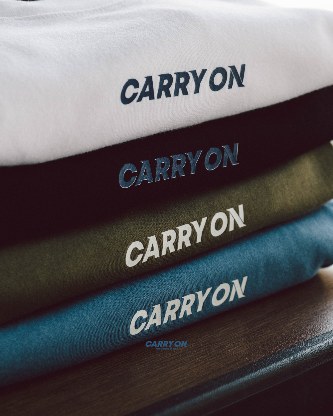 CARRYON 25SS Street Logo Tee 350g  純棉短T 台灣製 軍綠色