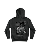 CARRYON 24FW Shadow Line Hoodie Jacket 大理石元素 連帽外套 黑色