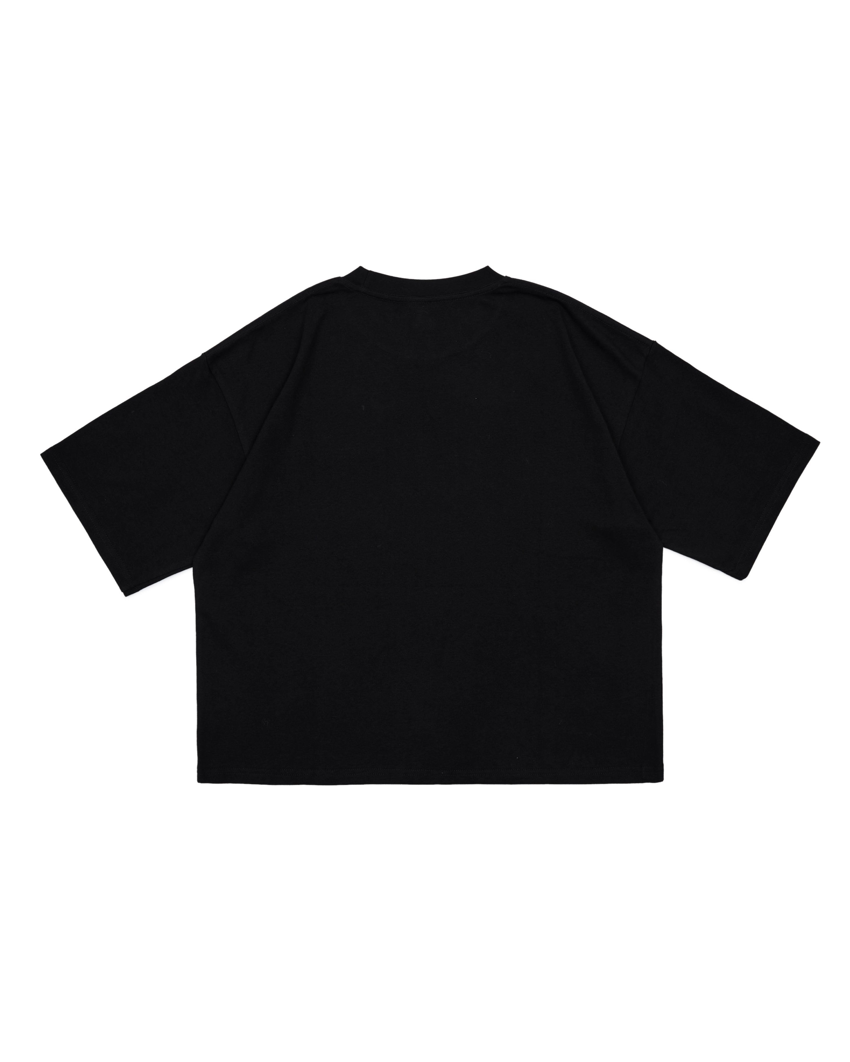 CARRYON 26SS Essential Logo Tee 刺繡短袖 黑色 Boxy 版型