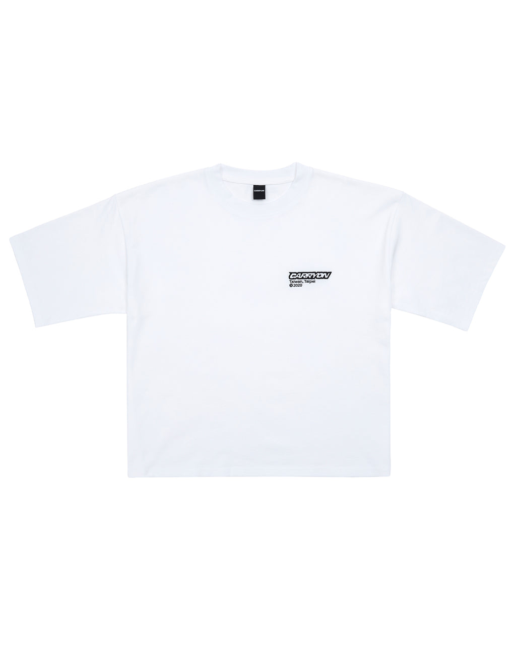 CARRYON 26SS Essential Logo Tee 刺繡短袖 白色 Boxy 版型