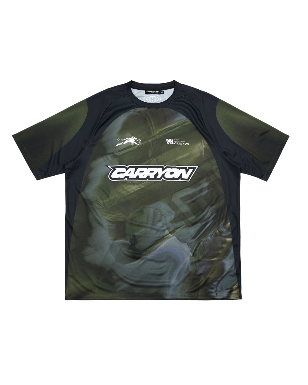 CARRYON 26SS Gridiron Graphic Raglan Jersey 橄欖員球衣 綠色