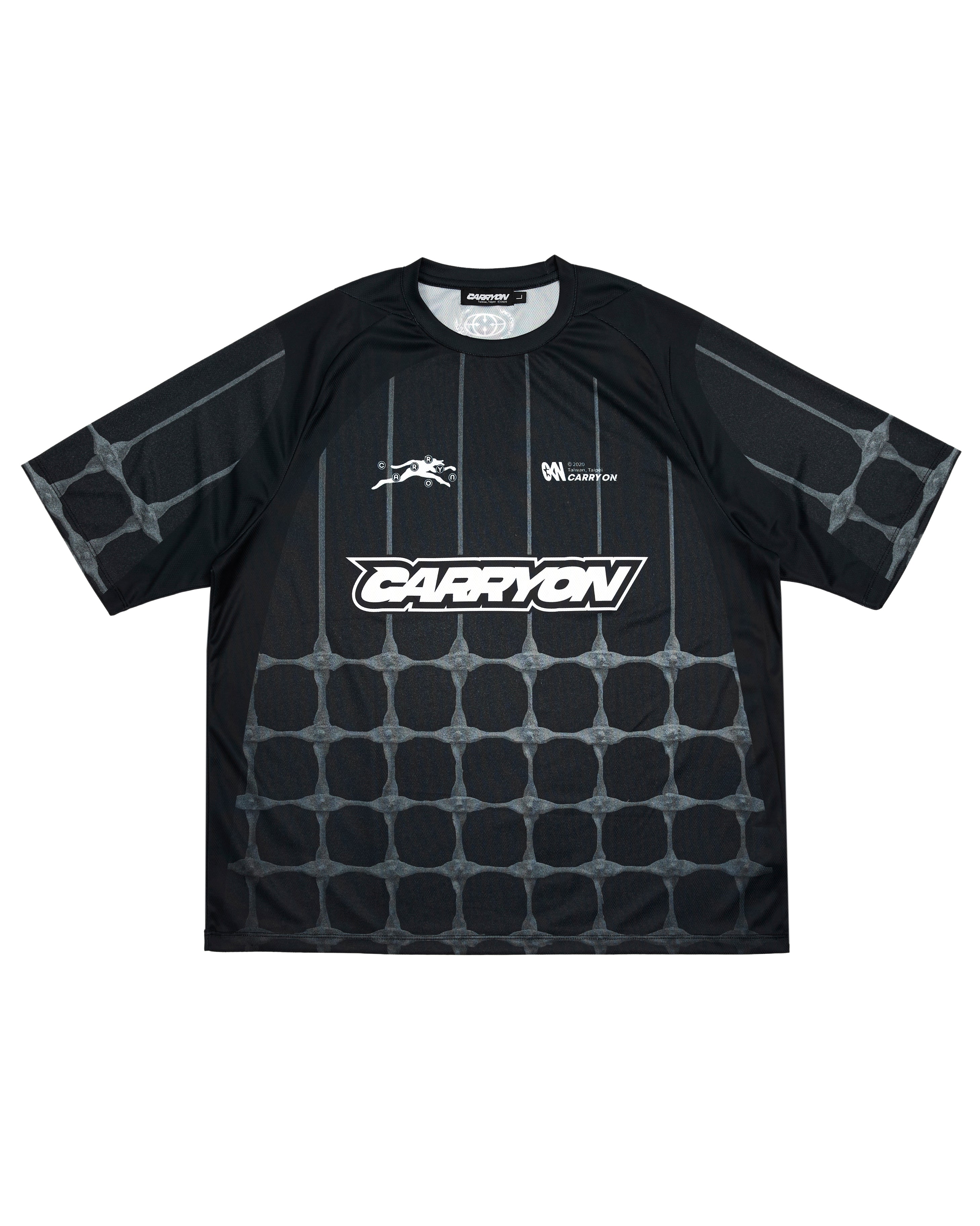 CARRYON 26SS Arrow Football Jersey 箭頭美式球衣 黑色 寬短版型
