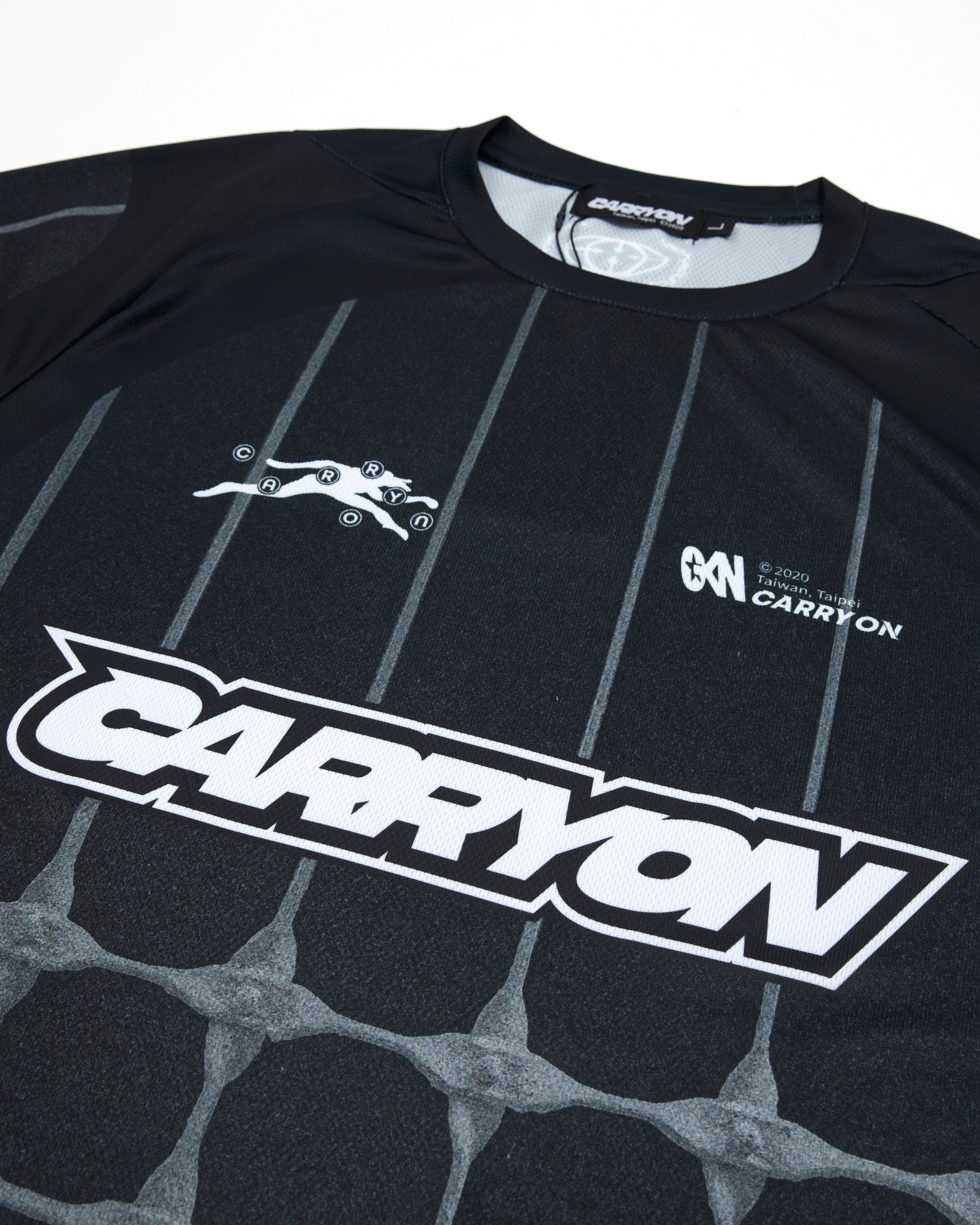 CARRYON 26SS Arrow Football Jersey 箭頭美式球衣 黑色 寬短版型