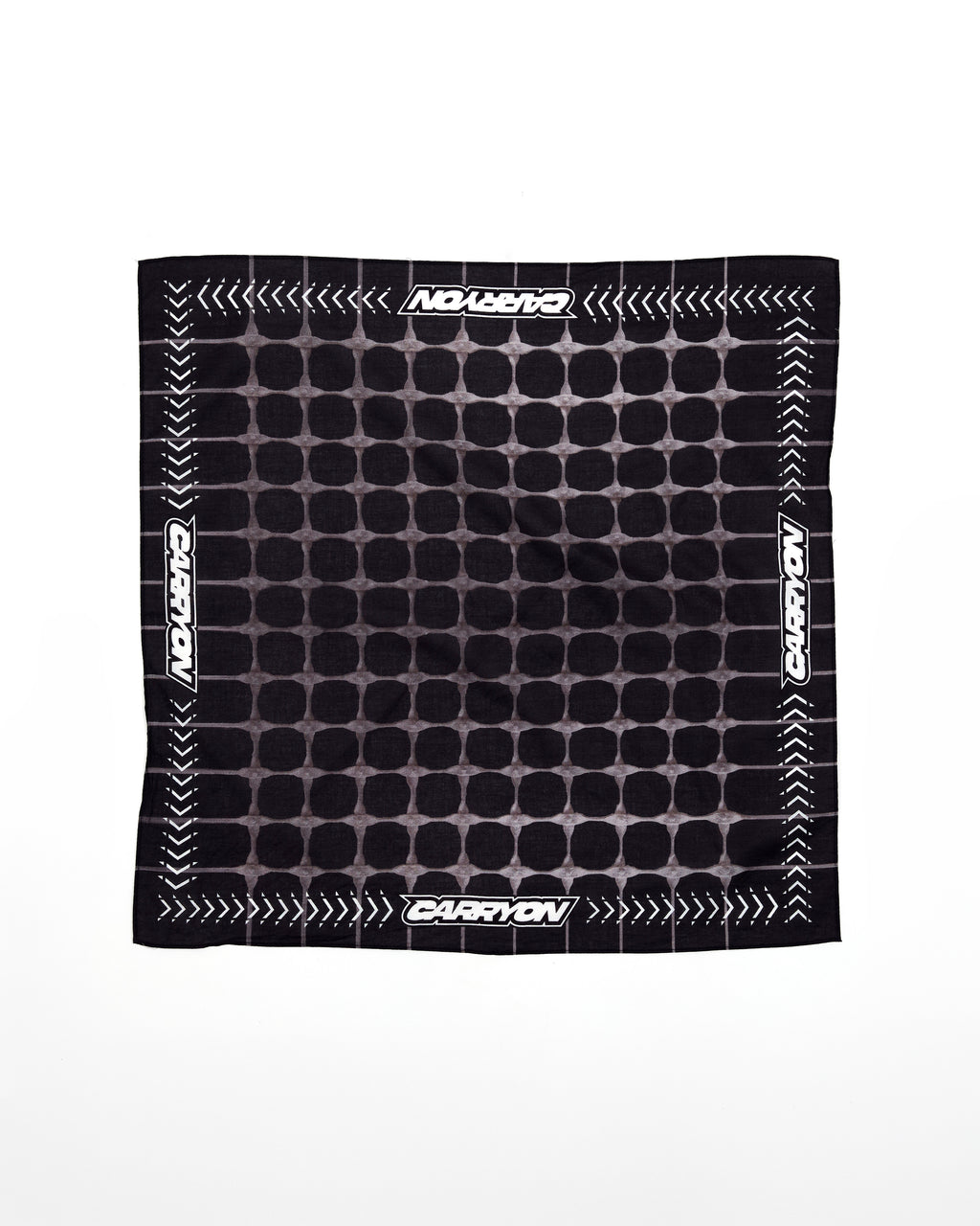 CARRYON 26SS Gridline Bandana 棉質 柵欄格紋頭巾