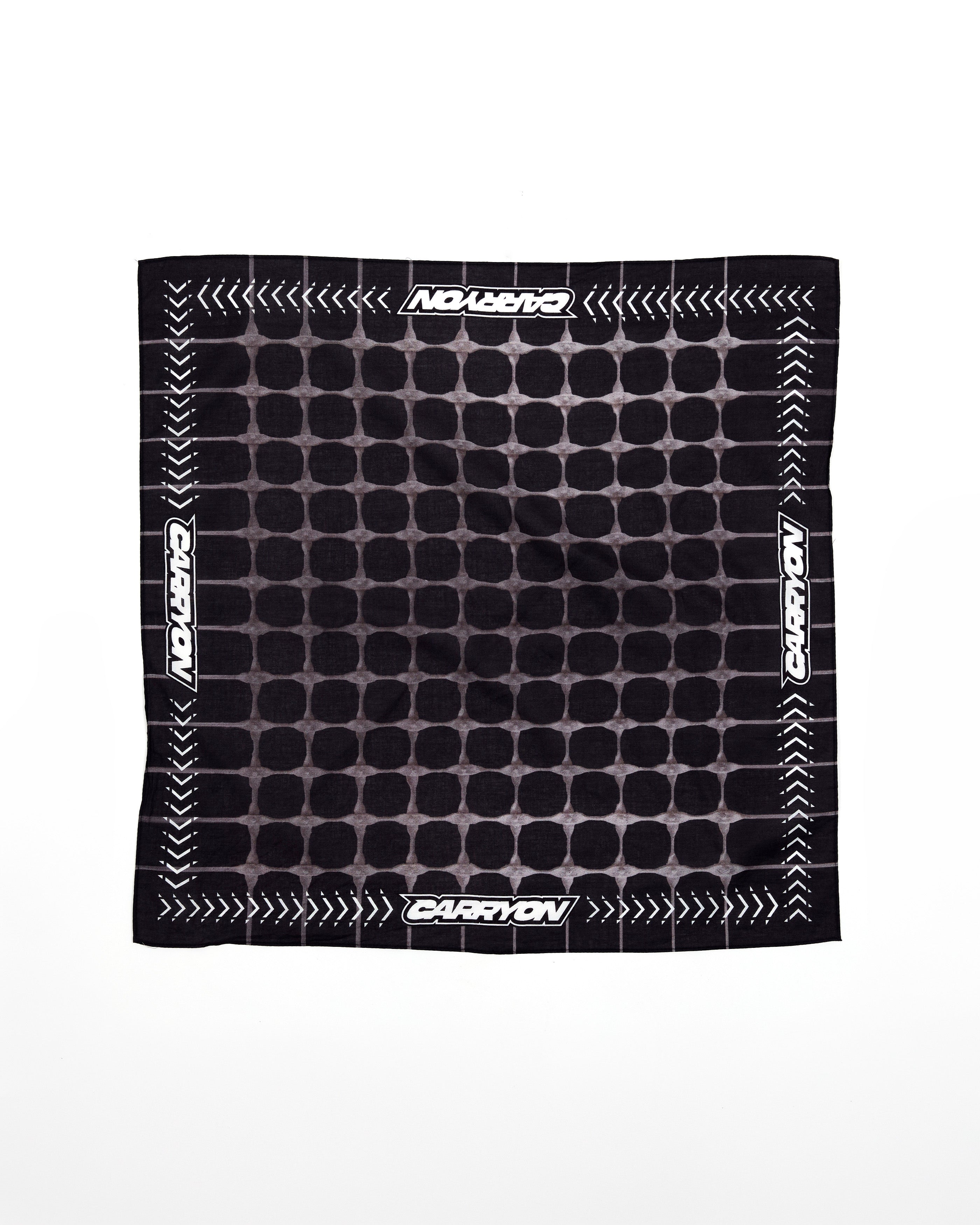 CARRYON 26SS Gridline Bandana 棉質 柵欄格紋頭巾