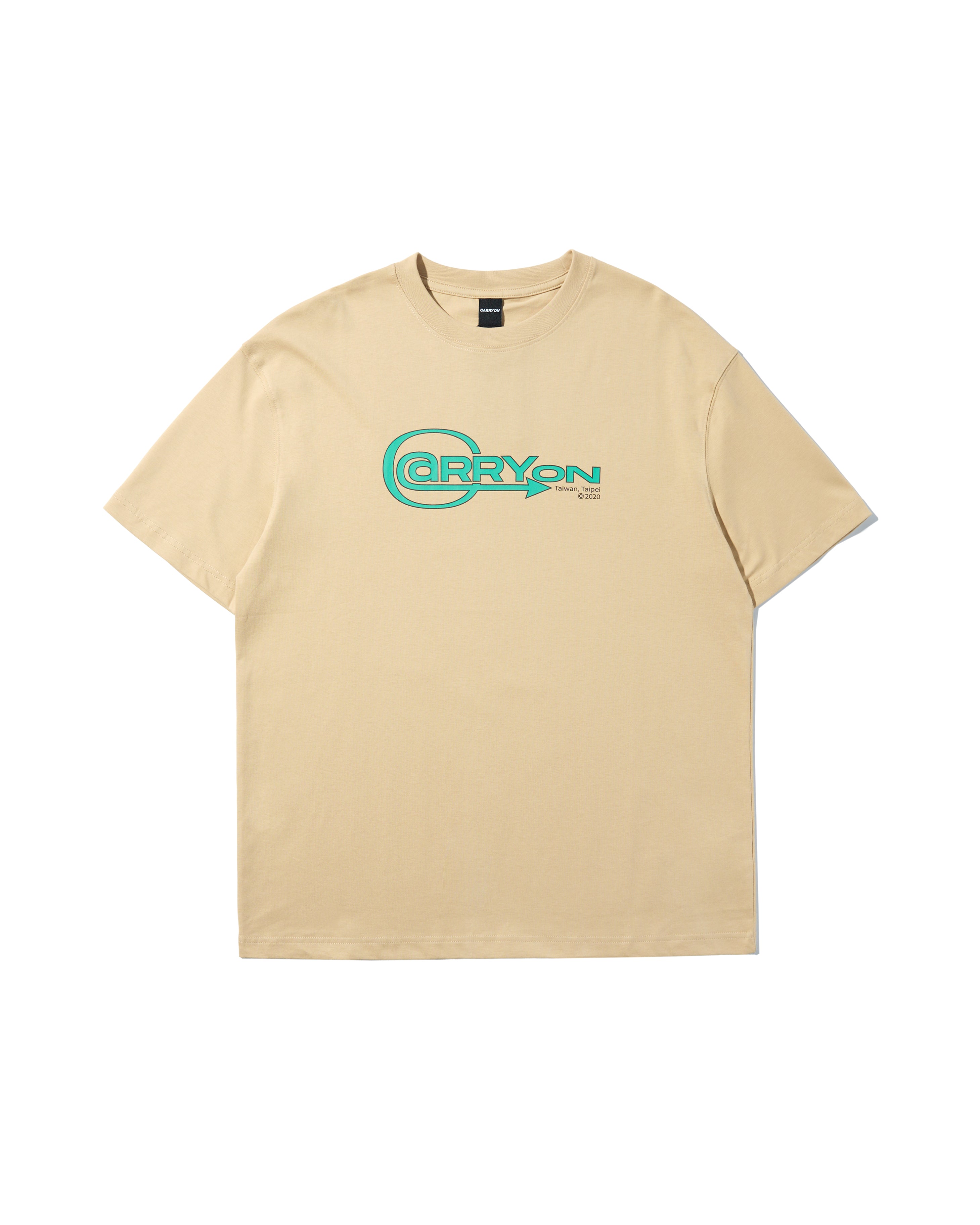 CARRYON 26SS Pre-Release Arrow Logo Tee 經典箭頭短T 卡其