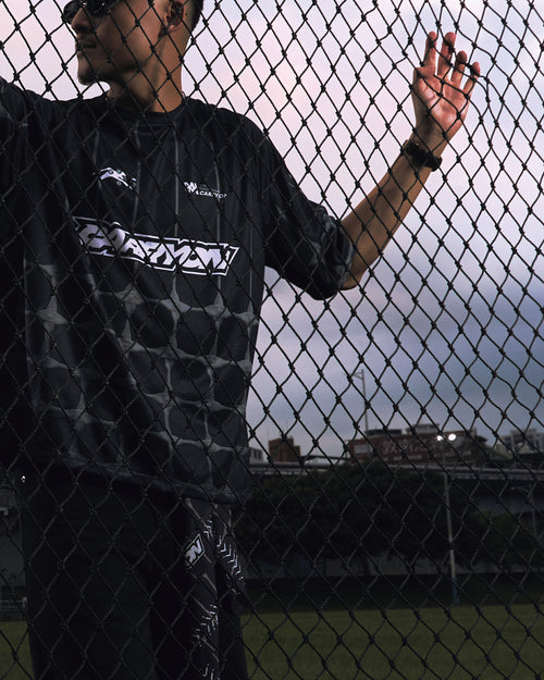 CARRYON 26SS Arrow Football Jersey 箭頭美式球衣 黑色 寬短版型