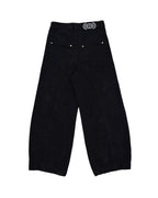 CARRYON 26SS  Washed Patch Jeans 水洗布章牛仔褲 黑色