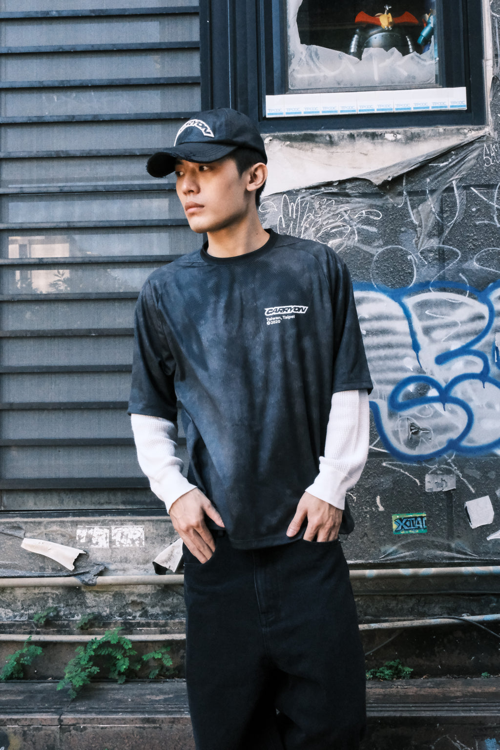 CARRYON 26SS Logo Phantom Mesh Tee 幻影網眼排汗 短T