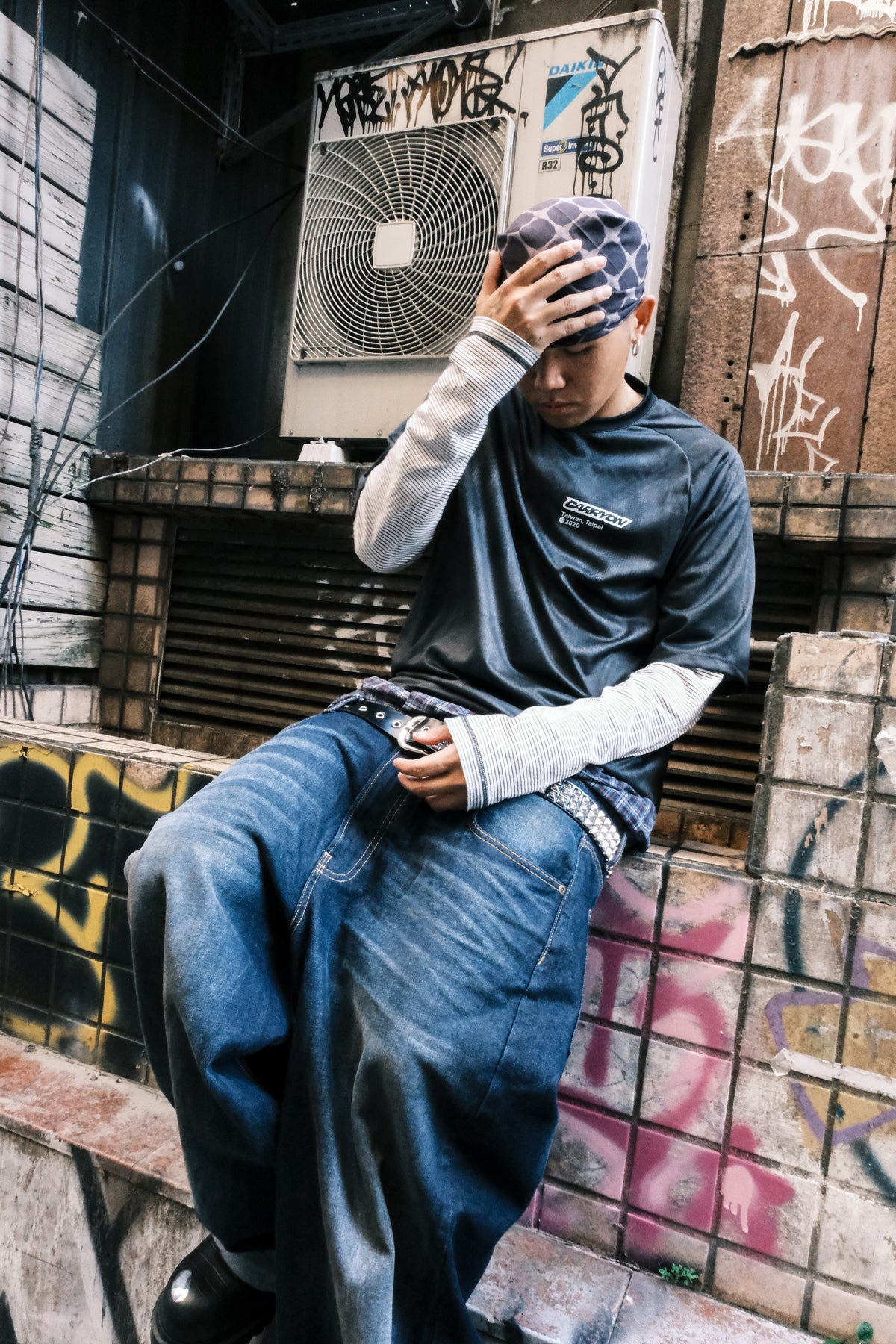 CARRYON 26SS Logo Phantom Mesh Tee 幻影網眼排汗 短T