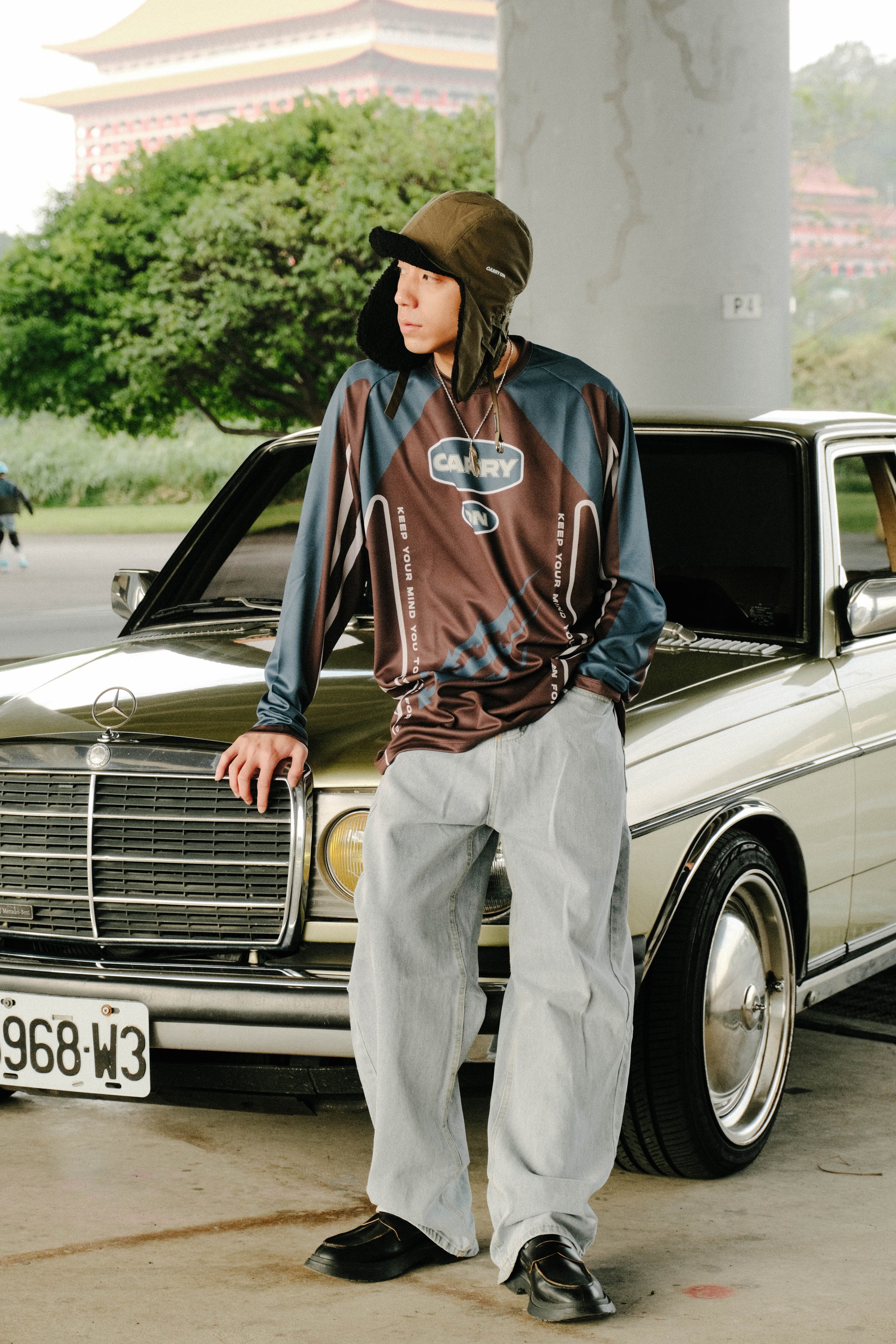 CARRYON 24FW Thunder Flow Jersey 閃電 長袖球衣 黑棕