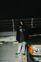 CARRYON 24FW Shadow Line Hoodie Jacket 大理石元素 連帽外套 黑色