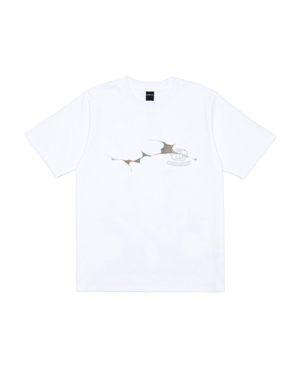 CARRYON × LOWKEY 26SS LOWFREQ VOL.3  聯名款短T 白色