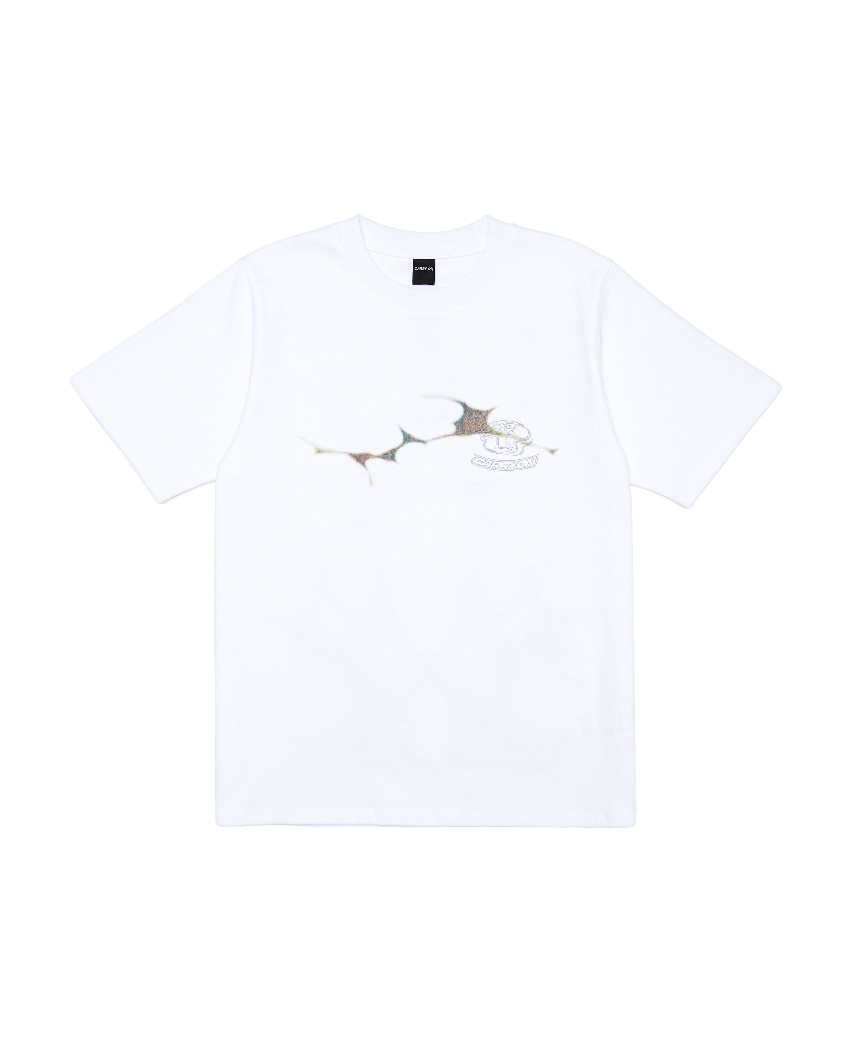 CARRYON × LOWKEY 26SS LOWFREQ VOL.3  聯名款短T 白色
