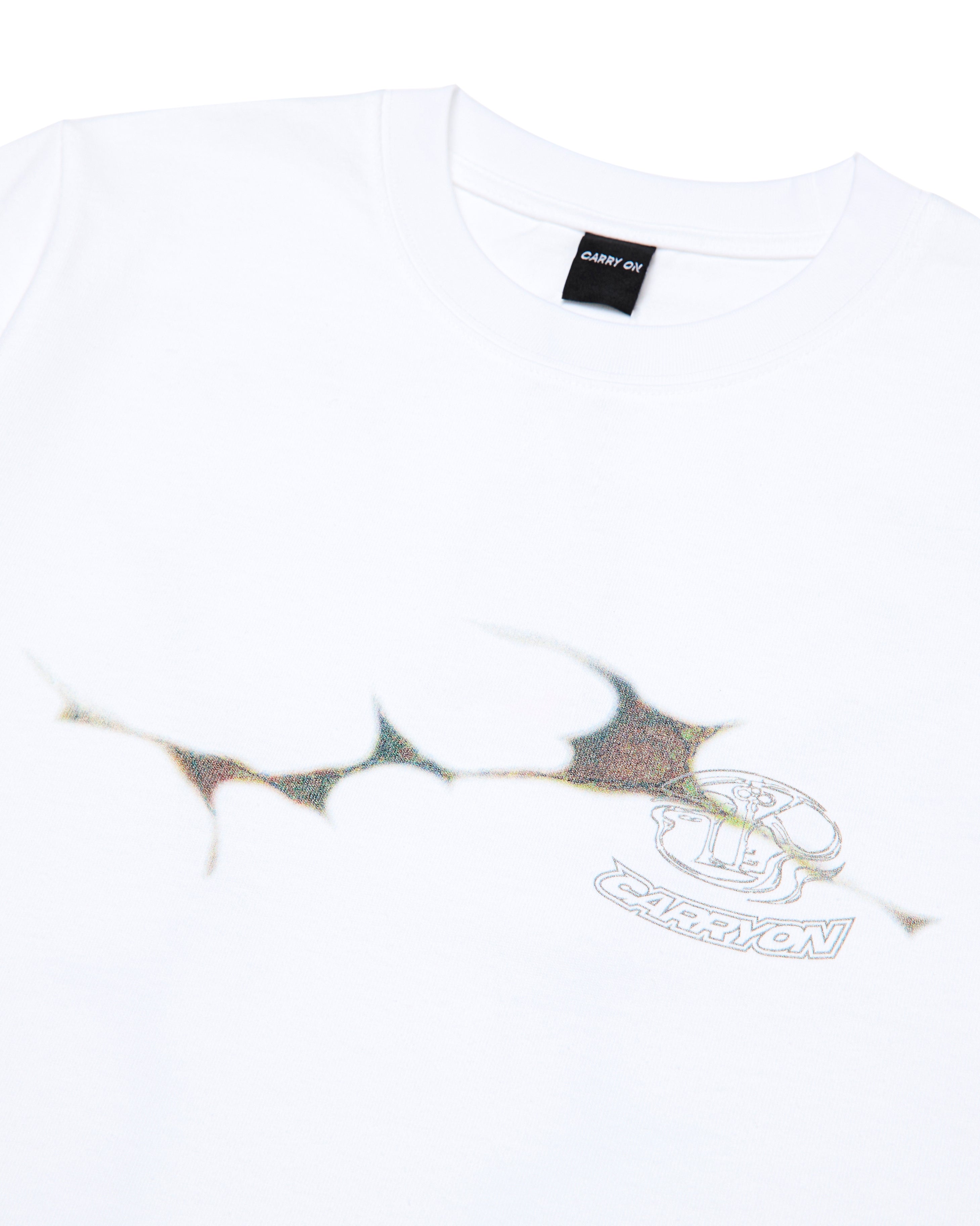 CARRYON × LOWKEY 26SS LOWFREQ VOL.3  聯名款短T 白色