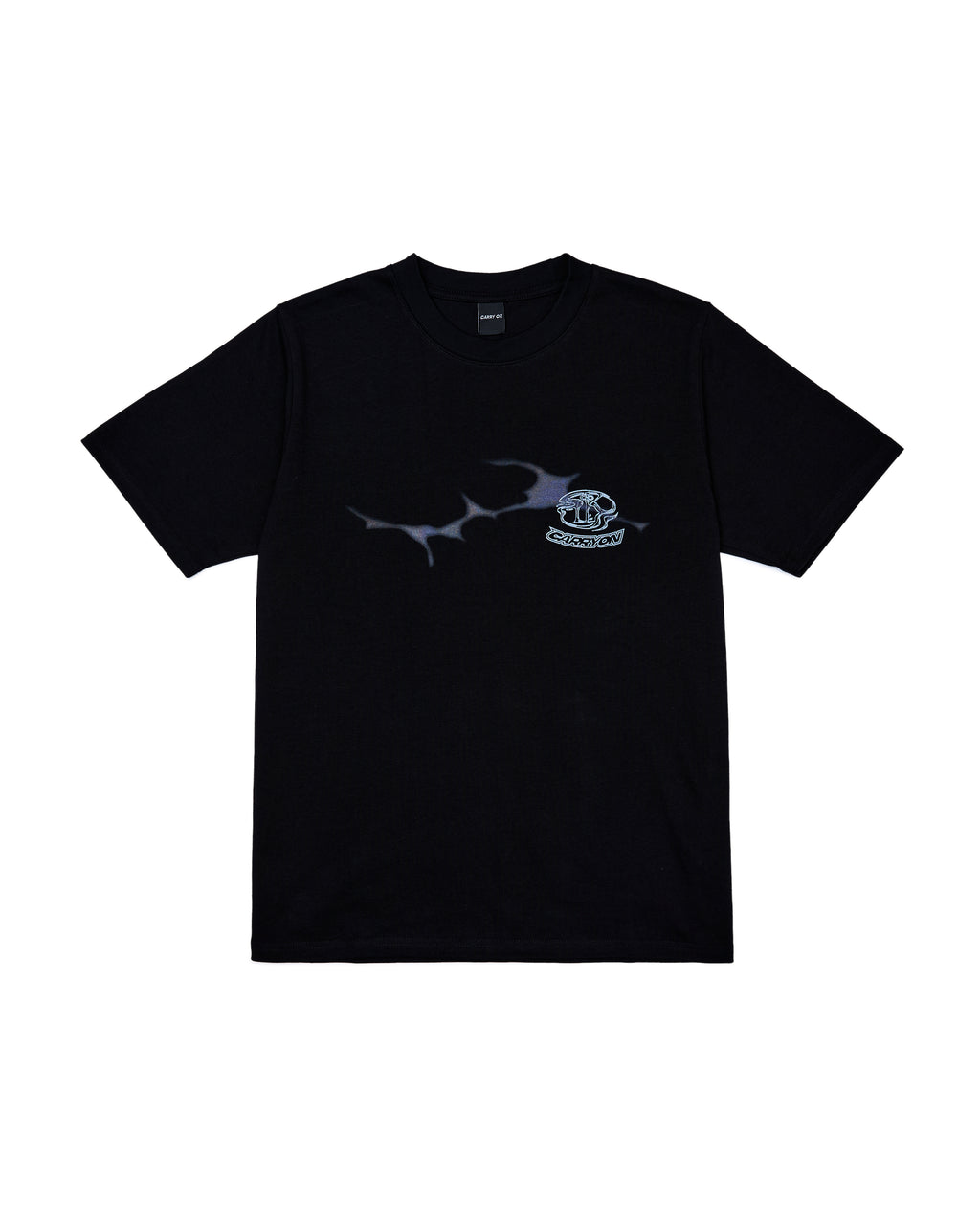 CARRYON × LOWKEY 26SS LOWFREQ VOL.3  聯名款短T 黑色