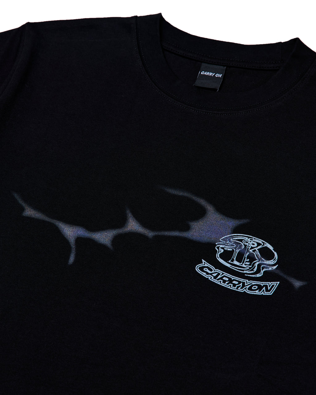 CARRYON × LOWKEY 26SS LOWFREQ VOL.3  聯名款短T 黑色