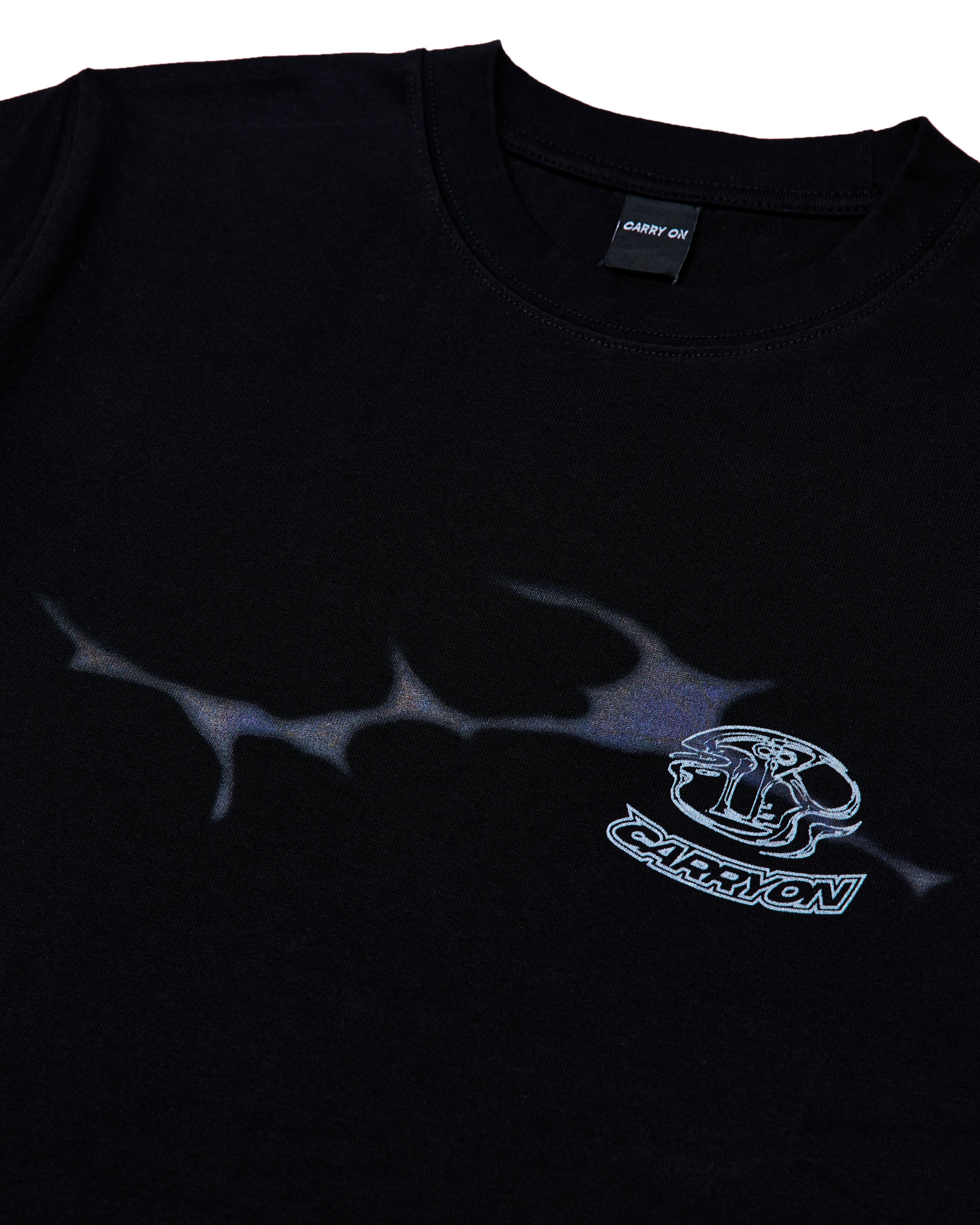 CARRYON × LOWKEY 26SS LOWFREQ VOL.3  聯名款短T 黑色