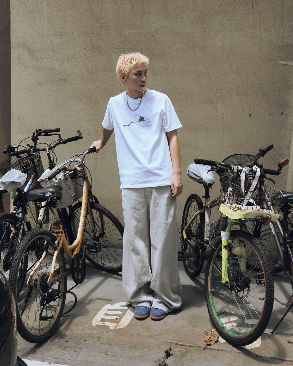 CARRYON × LOWKEY 26SS LOWFREQ VOL.3  聯名款短T 白色