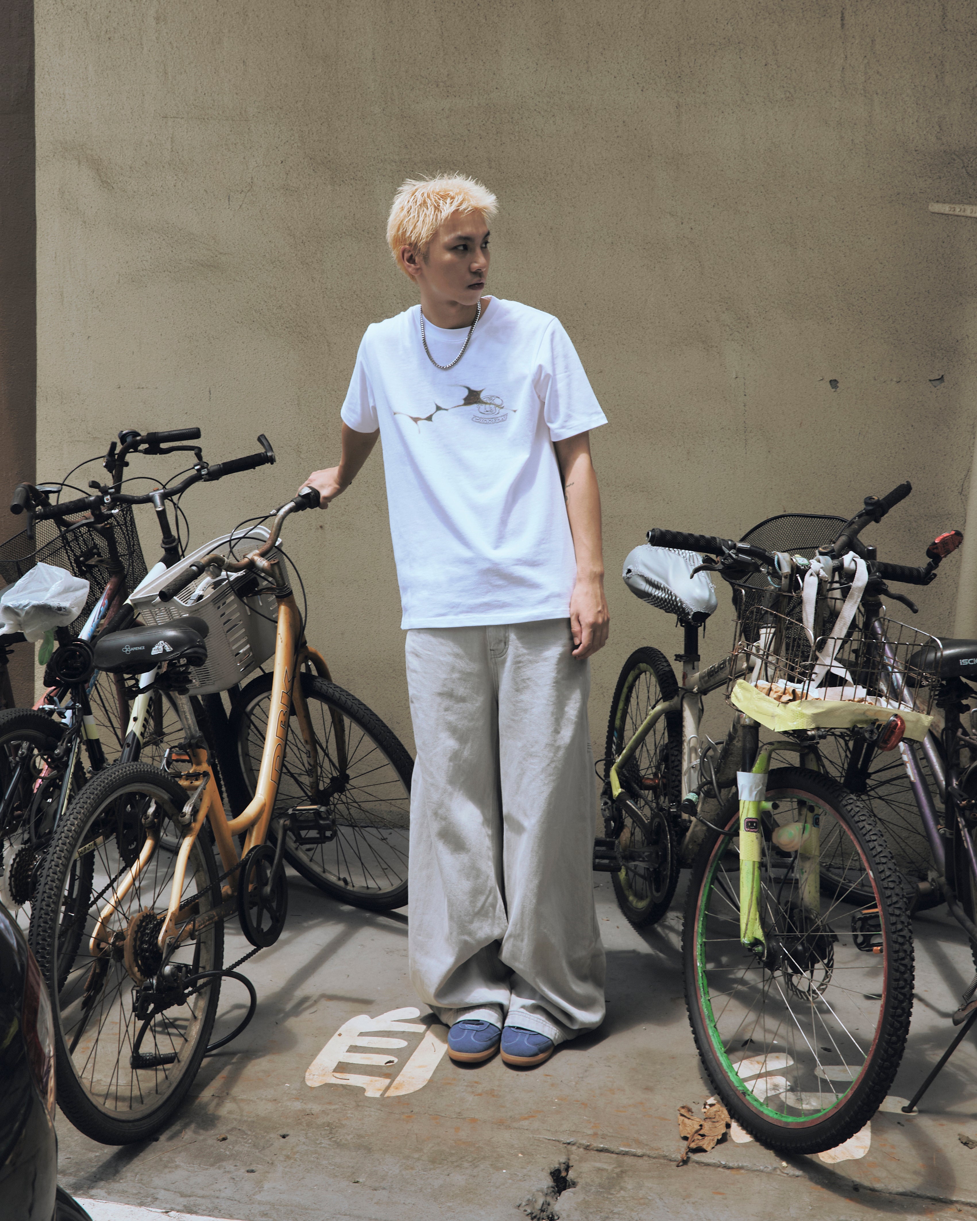 CARRYON × LOWKEY 26SS LOWFREQ VOL.3  聯名款短T 白色