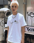 CARRYON × LOWKEY 26SS LOWFREQ VOL.3  聯名款短T 白色