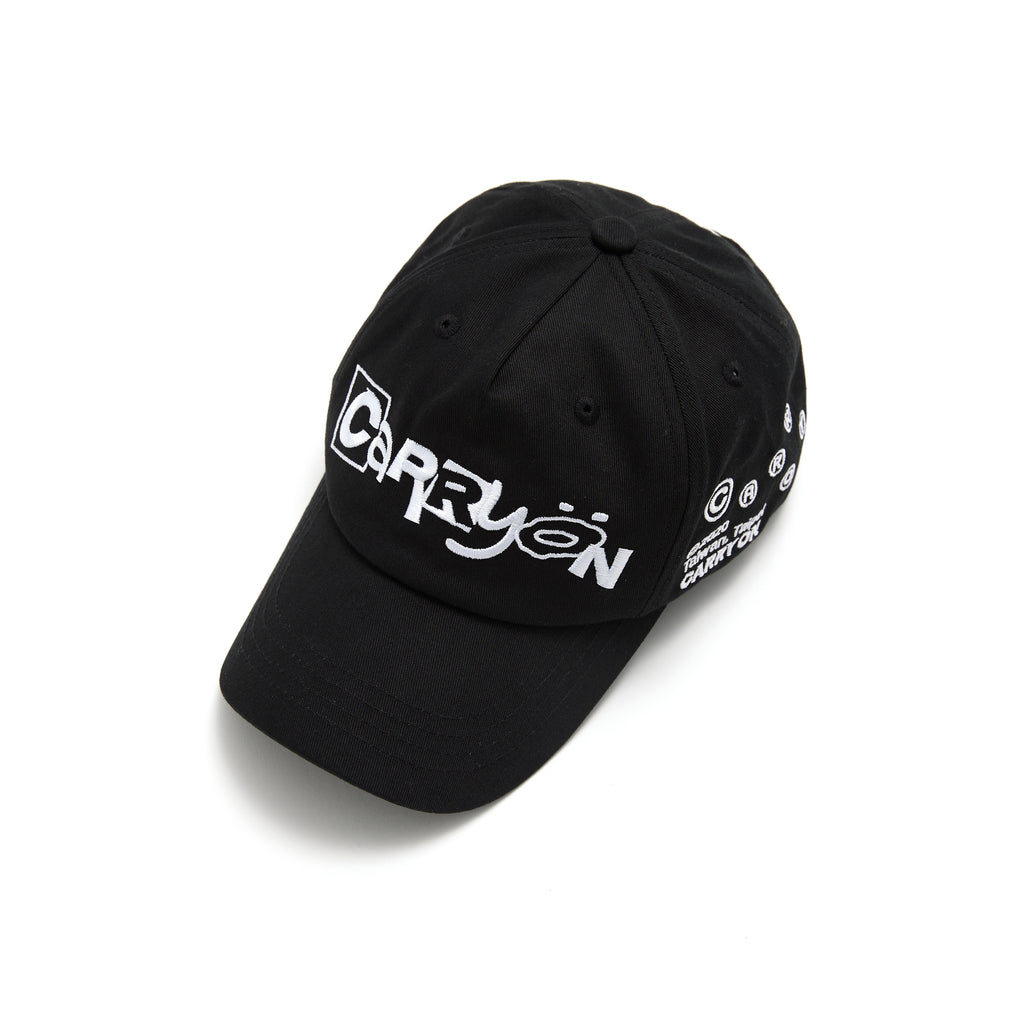 CARRYON 26 Pre-Spring Logo Dad Hat 電繡老帽 黑色