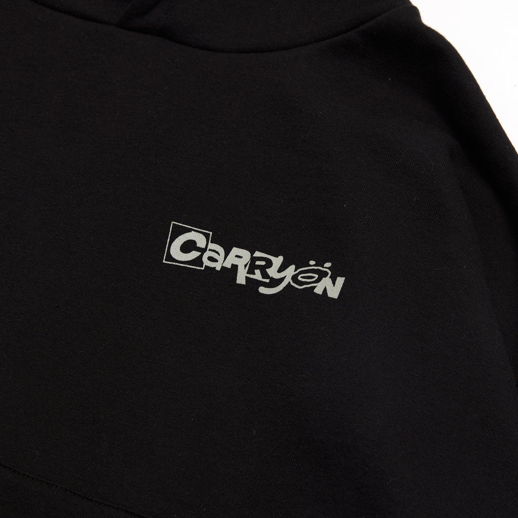 CARRYON 26 Pre-Spring LIFE IS A BITCH Hoodie 內刷毛帽T  黑色