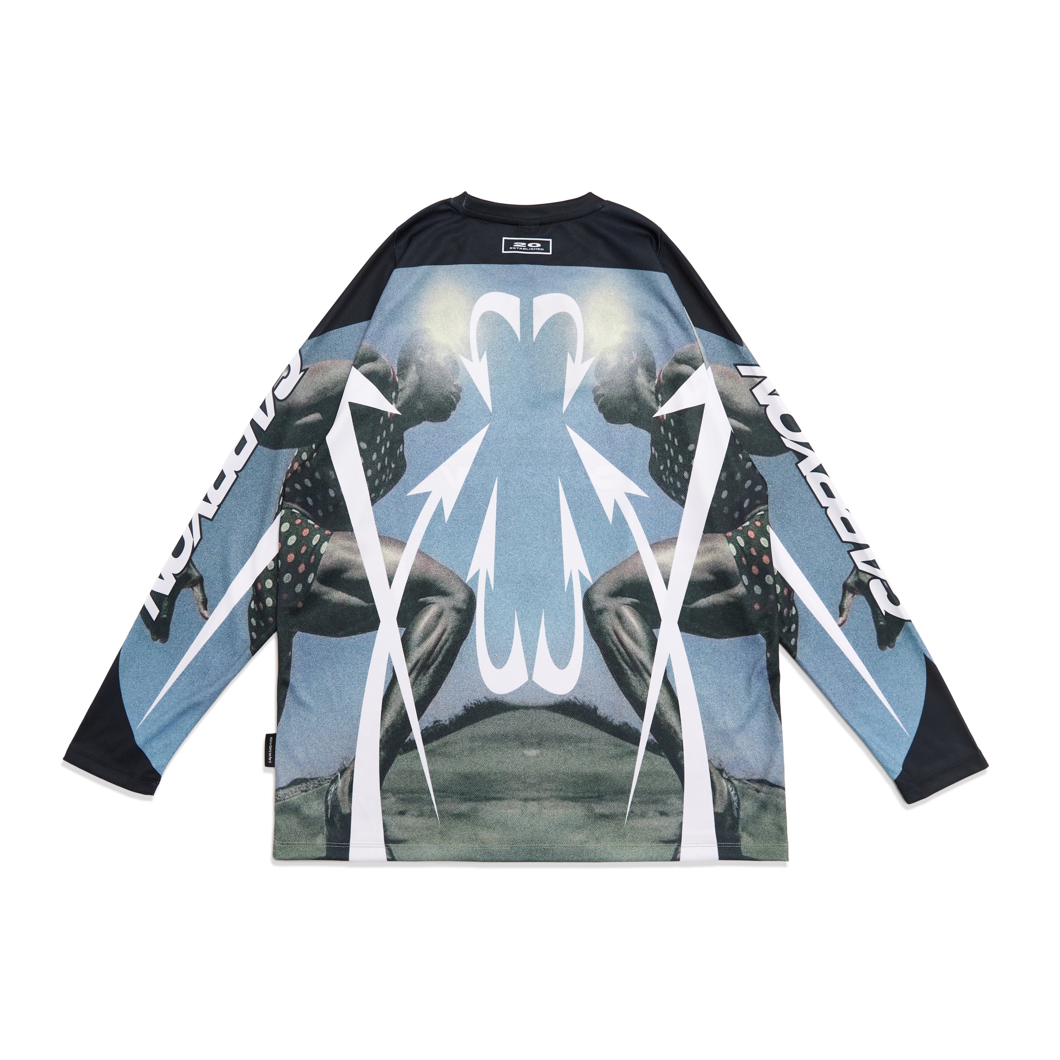CARRYON 26 Pre-Spring Running Man Graphic Jersey 球衣 藍綠