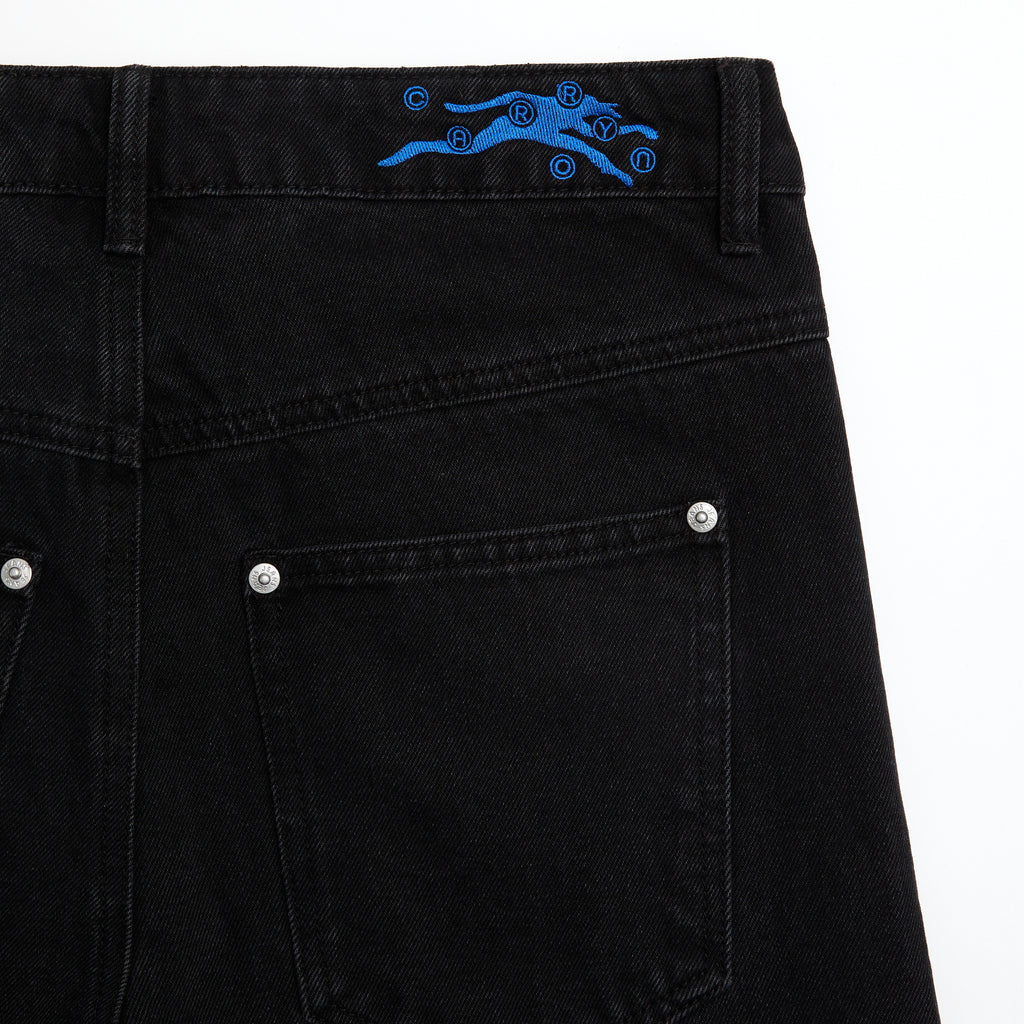 CARRYON 26 Pre-Spring Running Man Denim Jeans 電繡牛仔褲 黑色